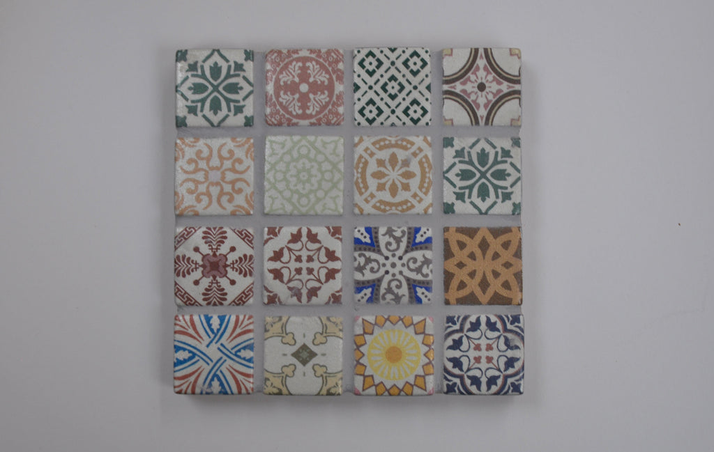Multicolour Mosaic Tiled Coaster