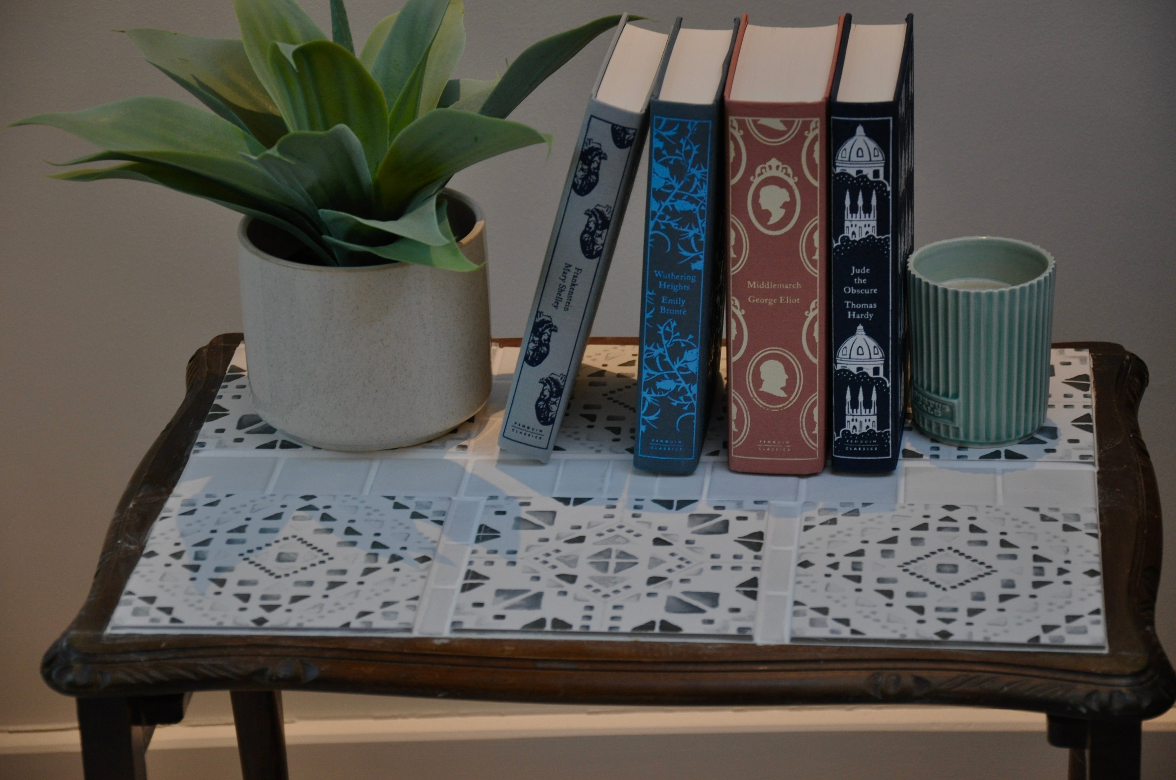 Ceramic Tiled Side Table