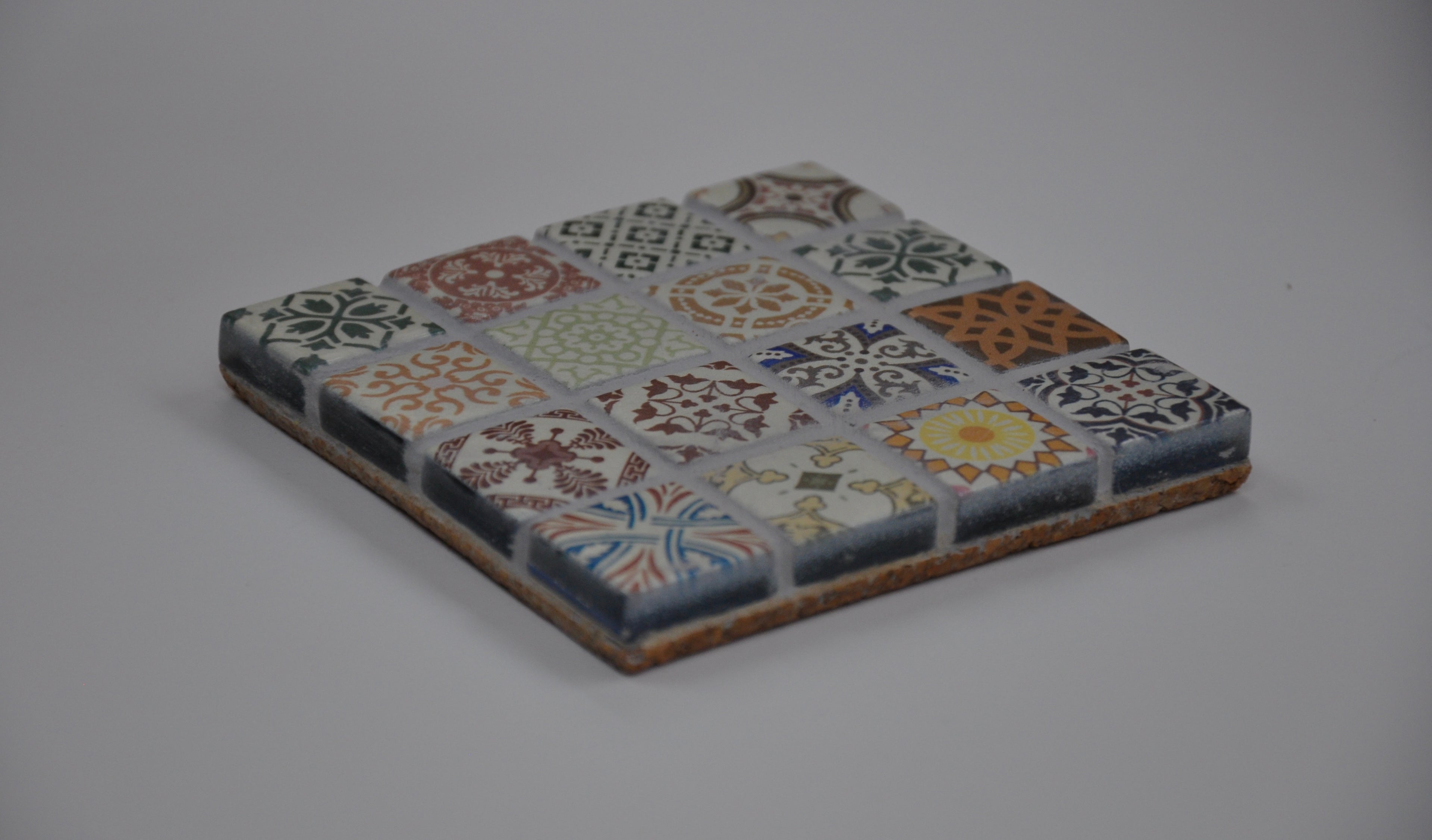 Multicolour Mosaic Tiled Coaster
